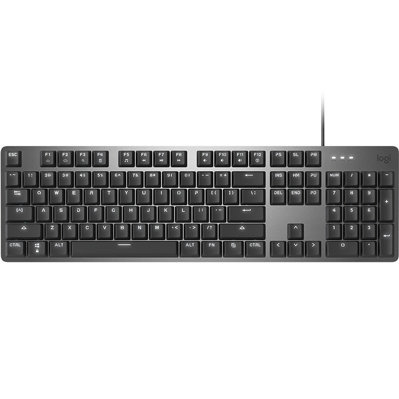 Logitech K845 Mechanical Backlit Keyboard – Wired, Blue/Brown/Red Switches, Ergonomic Design for Gaming