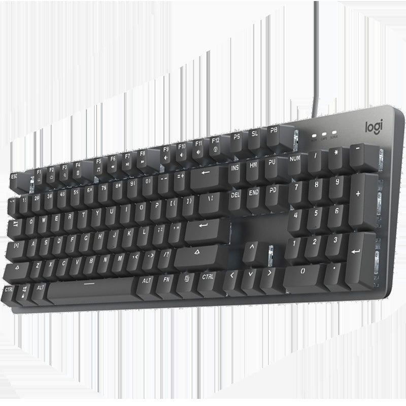 Logitech K845 Mechanical Backlit Keyboard – Wired, Blue/Brown/Red Switches, Ergonomic Design for Gaming