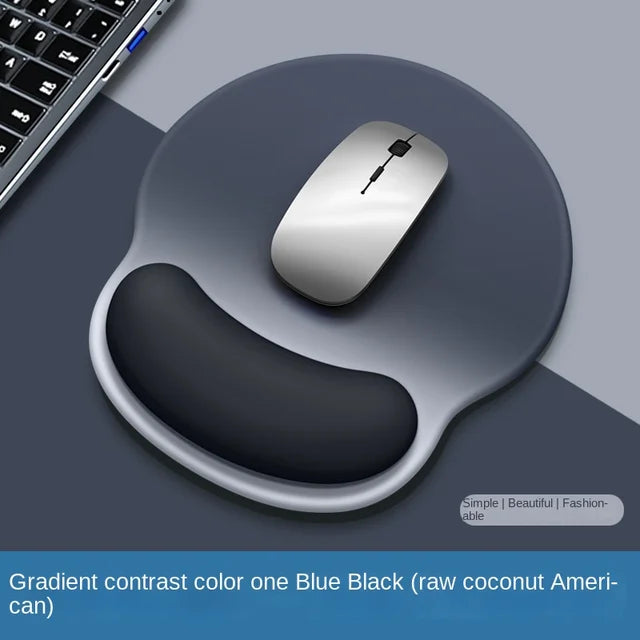 Gradient Silicone Mouse Pad with Wrist Support – Ergonomic Wrist Guard for Comfortable Computing