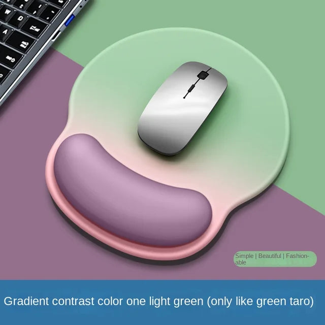 Gradient Silicone Mouse Pad with Wrist Support – Ergonomic Wrist Guard for Comfortable Computing