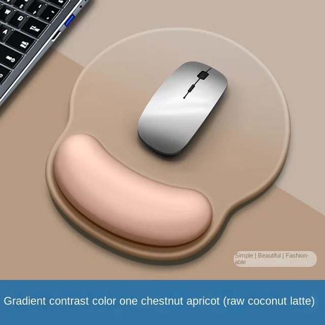 Gradient Silicone Mouse Pad with Wrist Support – Ergonomic Wrist Guard for Comfortable Computing